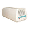 The Optimum 3000 is a beige, rectangular air purifier with front vent slats, a red indicator light, and a teal nameplate, shown against a white background.